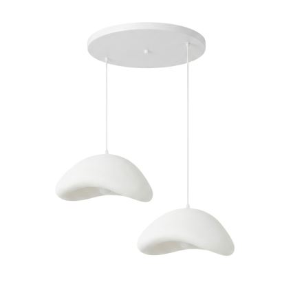Brilagi - Suspension sur câble WABI SABI 2xE27/40W/230V Ø 74 cm blanche