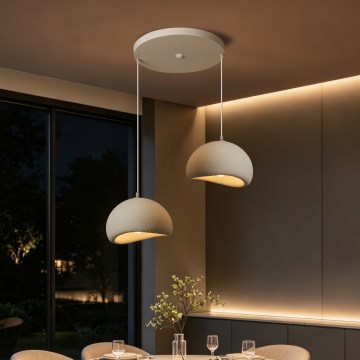 BRILAGI - Suspension sur câble WABI SABI 2xE27/60W/230V blanche