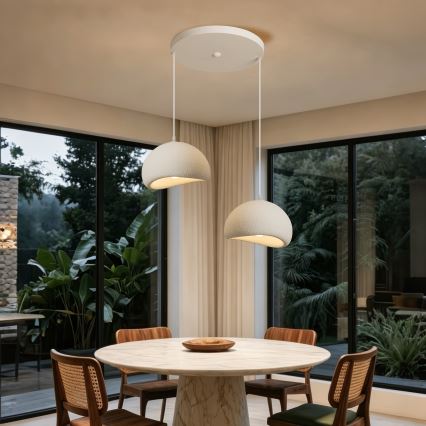 BRILAGI - Suspension sur câble WABI SABI 2xE27/60W/230V blanche