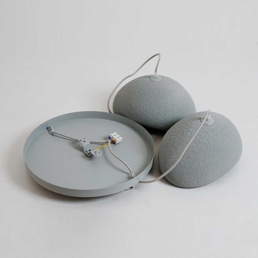 BRILAGI - Suspension sur câble WABI SABI 2xE27/60W/230V gris