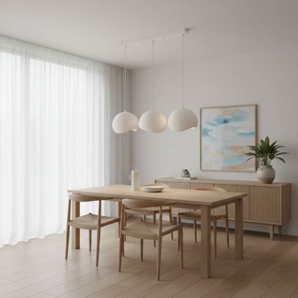 Brilagi - Suspension sur câble WABI SABI 3xE27/40W/230V blanche