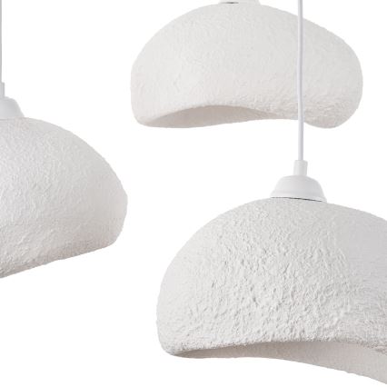 Brilagi - Suspension sur câble WABI SABI 3xE27/40W/230V Ø 60 cm blanche