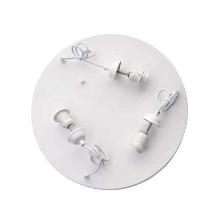 Brilagi - Suspension sur câble WABI SABI 3xE27/40W/230V Ø 60 cm blanche