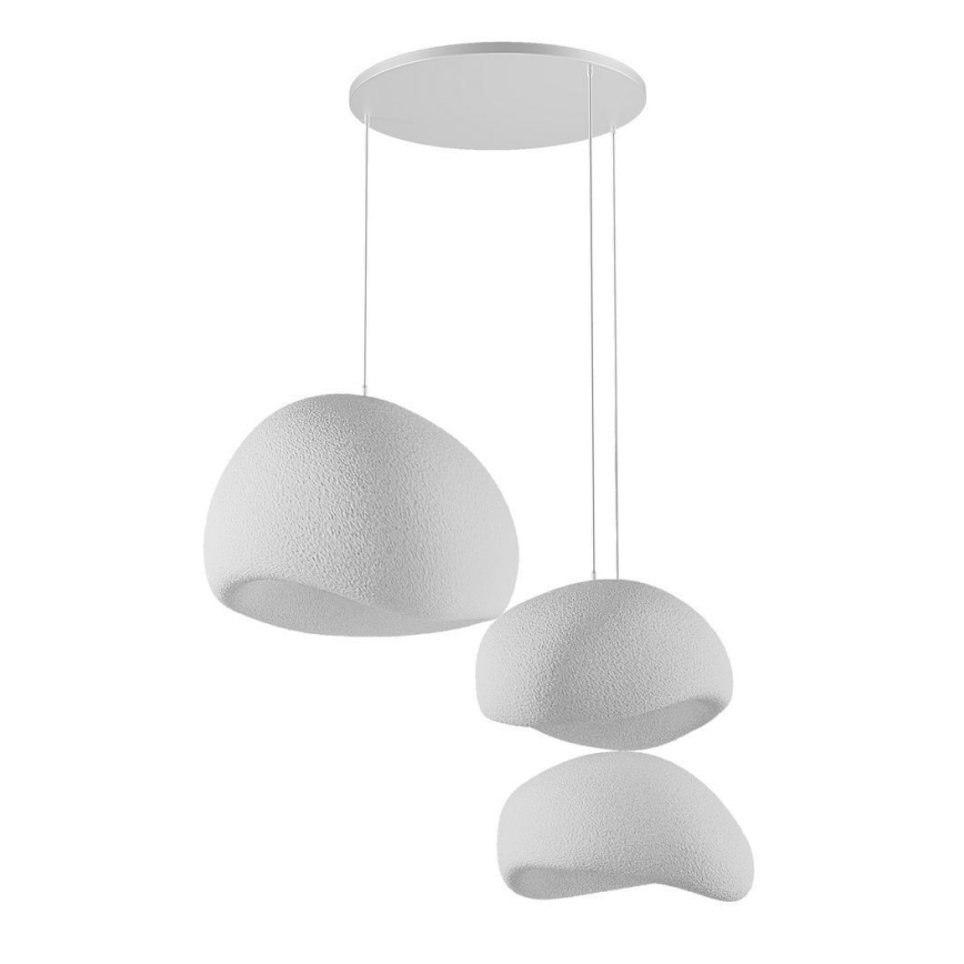 Brilagi - Suspension sur câble WABI SABI 3xE27/40W/230V, Ø 76 cm, blanche