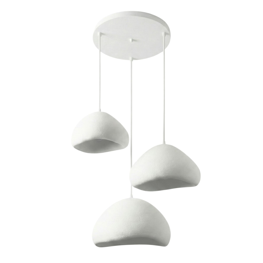 Brilagi - Suspension sur câble WABI SABI 3xE27/40W/230V Ø 82 cm blanc