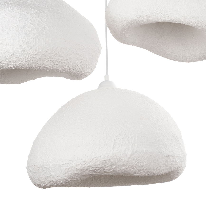 Brilagi - Suspension sur câble WABI SABI 3xE27/40W/230V Ø 82 cm blanc