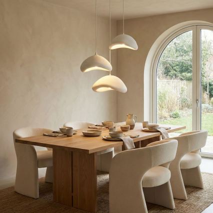 Brilagi - Suspension sur câble WABI SABI 3xE27/40W/230V Ø 82 cm blanche