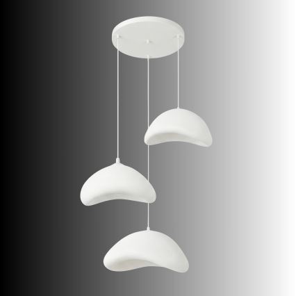 Brilagi - Suspension sur câble WABI SABI 3xE27/40W/230V Ø 82 cm blanche
