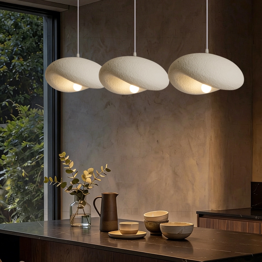 BRILAGI - Suspension sur câble WABI SABI 3xE27/60W/230V blanc