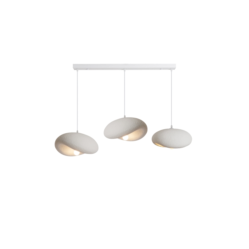 BRILAGI - Suspension sur câble WABI SABI 3xE27/60W/230V blanc