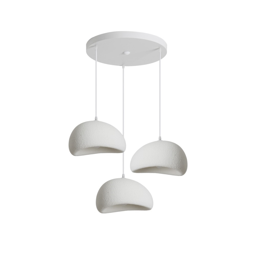 BRILAGI - Suspension sur câble WABI SABI 3xE27/60W/230V blanche