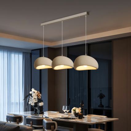 BRILAGI - Suspension sur câble WABI SABI 3xE27/60W/230V blanche