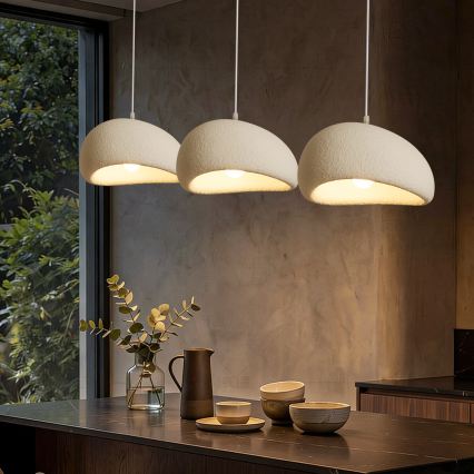 BRILAGI - Suspension sur câble WABI SABI 3xE27/60W/230V blanche