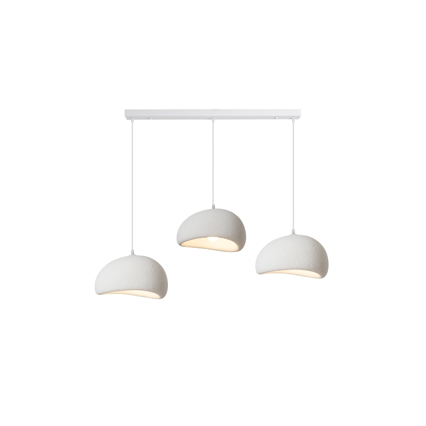 BRILAGI - Suspension sur câble WABI SABI 3xE27/60W/230V blanche