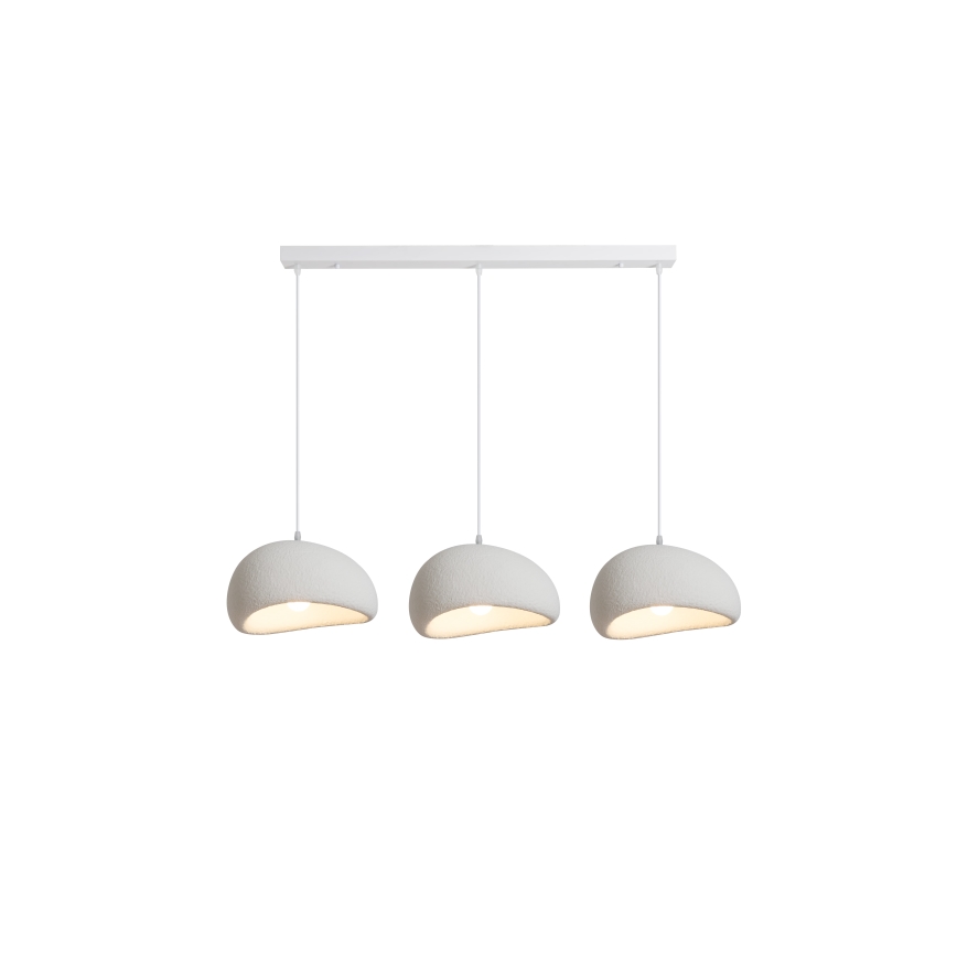 BRILAGI - Suspension sur câble WABI SABI 3xE27/60W/230V blanche
