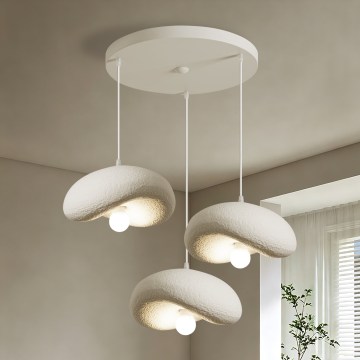 BRILAGI - Suspension sur câble WABI SABI 3xE27/60W/230V blanche