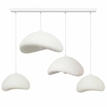 Brilagi - Suspension sur câble WABI SABI 4xE27/40W/230V blanc