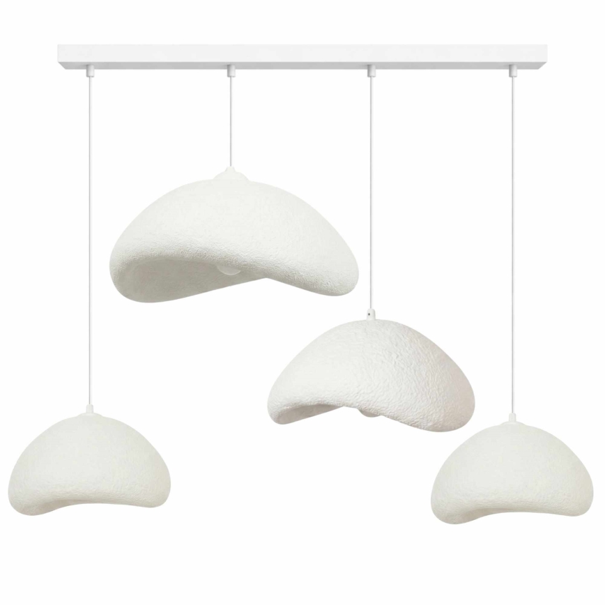 Brilagi - Suspension sur câble WABI SABI 4xE27/40W/230V blanc