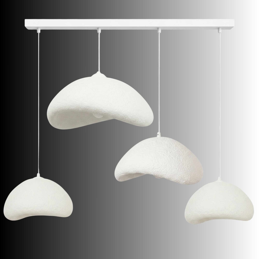 Brilagi - Suspension sur câble WABI SABI 4xE27/40W/230V blanc