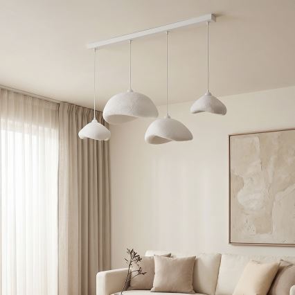 Brilagi - Suspension sur câble WABI SABI 4xE27/40W/230V blanc