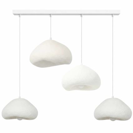 Brilagi - Suspension sur câble WABI SABI 4xE27/40W/230V blanche