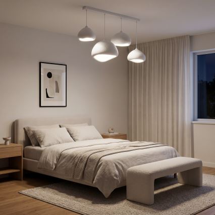 Brilagi - Suspension sur câble WABI SABI 4xE27/40W/230V blanche