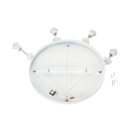 Brilagi - Suspension sur câble WABI SABI 4xE27/40W/230V Ø 90 cm blanche