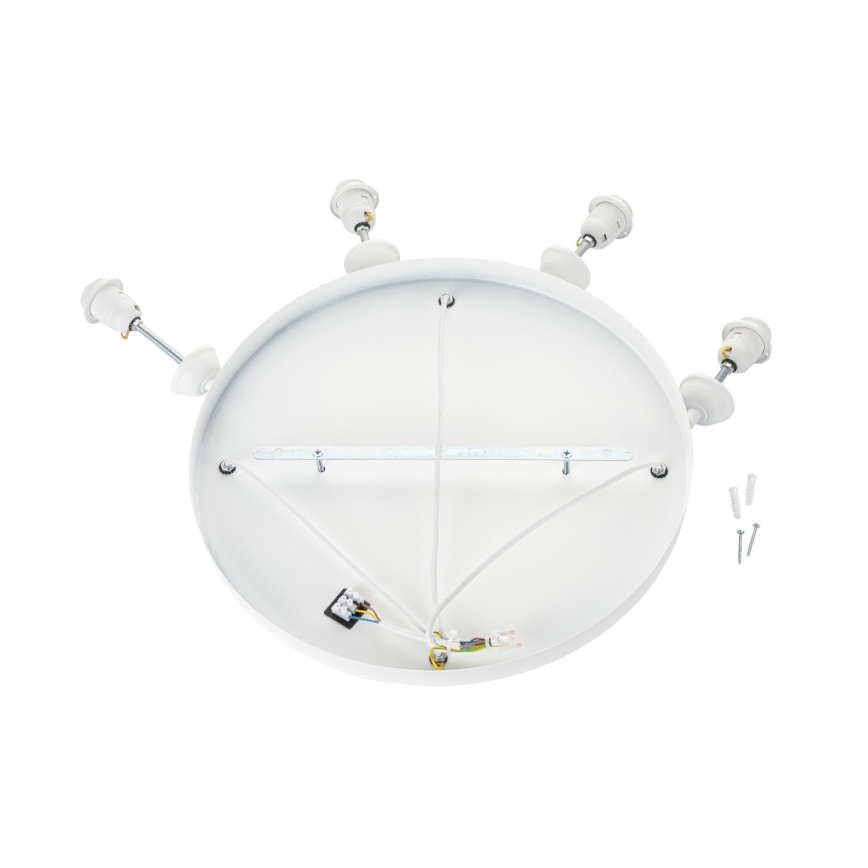 Brilagi - Suspension sur câble WABI SABI 4xE27/40W/230V Ø 90 cm blanche