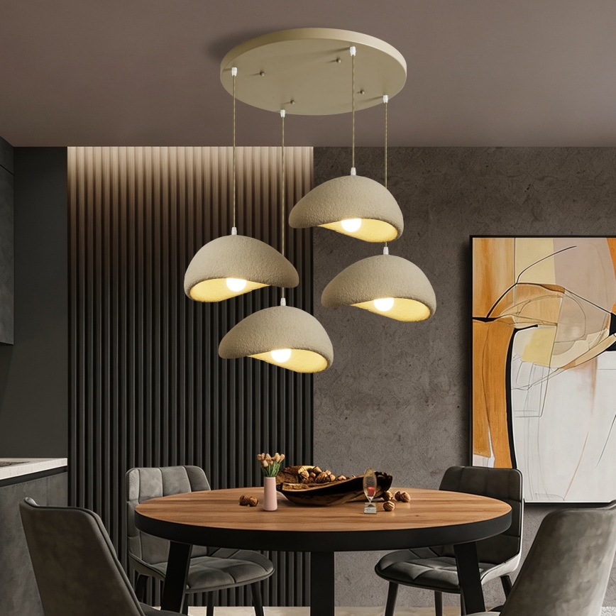 BRILAGI - Suspension sur câble WABI SABI 4xE27/60W/230V beige