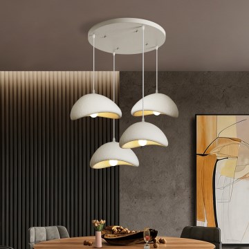 BRILAGI - Suspension sur câble WABI SABI 4xE27/60W/230V blanche