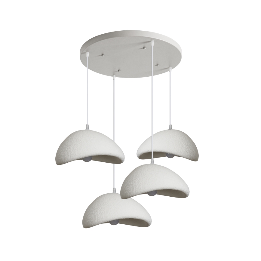 BRILAGI - Suspension sur câble WABI SABI 4xE27/60W/230V blanche