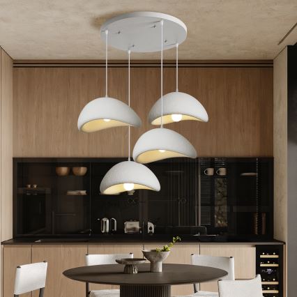 BRILAGI - Suspension sur câble WABI SABI 4xE27/60W/230V blanche