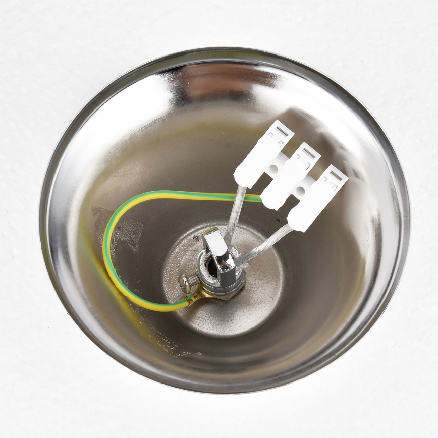 Brilagi - Suspension sur chaîne ECLIPSE 5xE14/10W/230V Ø 38 cm argenté