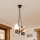 Brilagi - Suspension sur chaîne RUSTIC 2xE14/40W/230V chêne
