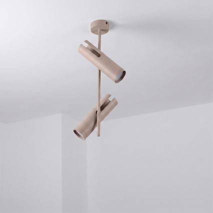 Brilagi - Suspension sur tige BRANCH 2xGU10/30W/230V beige