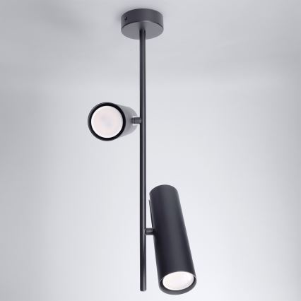 Brilagi - Suspension sur tige BRANCH 2xGU10/30W/230V noire