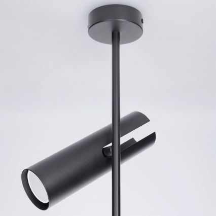 Brilagi - Suspension sur tige BRANCH 2xGU10/30W/230V noire