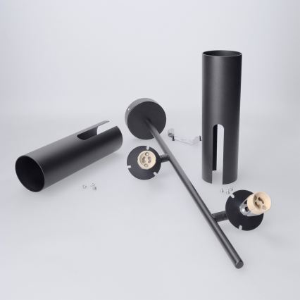 Brilagi - Suspension sur tige BRANCH 2xGU10/30W/230V noire