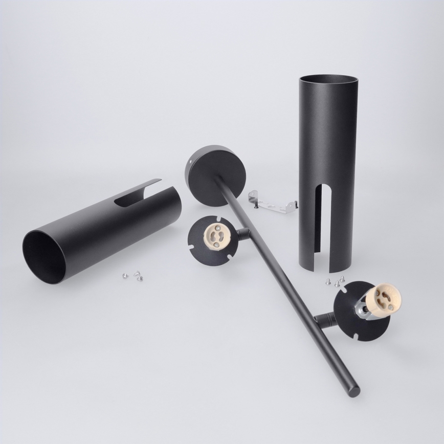 Brilagi - Suspension sur tige BRANCH 2xGU10/30W/230V noire