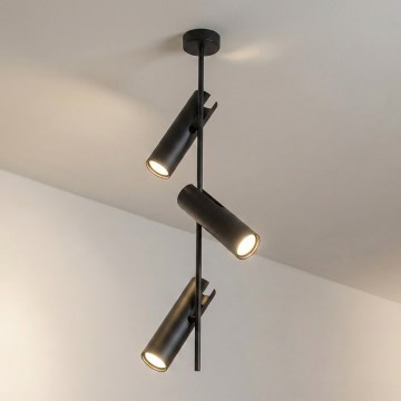 Brilagi - Suspension sur tige BRANCH 3xGU10/30W/230V noire