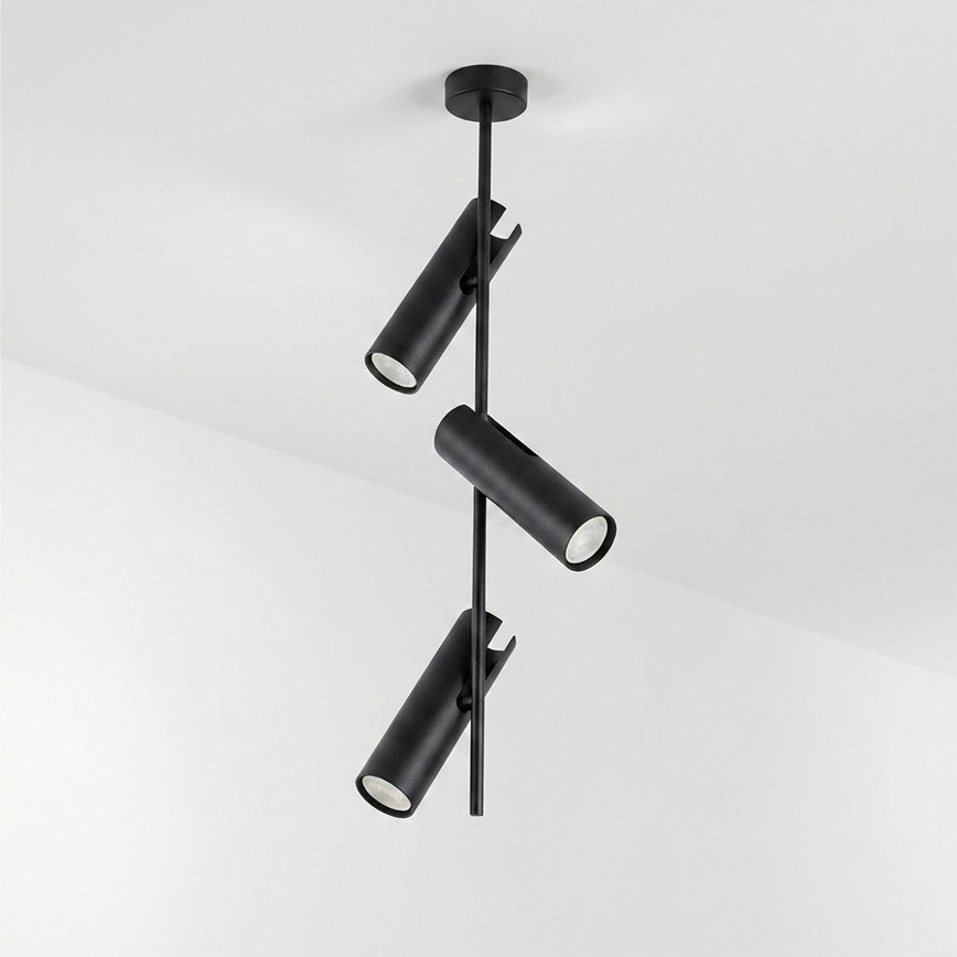 Brilagi - Suspension sur tige BRANCH 3xGU10/30W/230V noire