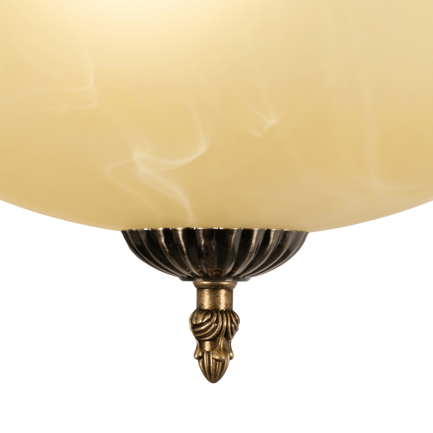 BRILAGI - Suspension sur tige DAHLIA 3xE27/40W/230V Ø 37 cm laiton