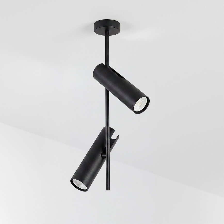 Brilagi - LED RGBW Lustre dimmable sur tige BRANCH 2xGU10/6,5W/230V 2700-6500K noir