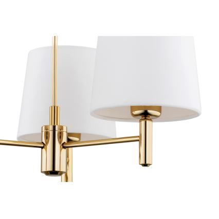 Brilagi - Suspension sur tige MONTE 3xE27/15W/230V crème/doré