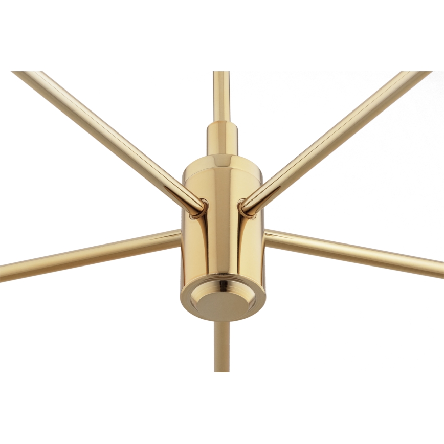 Brilagi - Suspension sur tige MONTE 5xE27/60W/230V bleu/doré