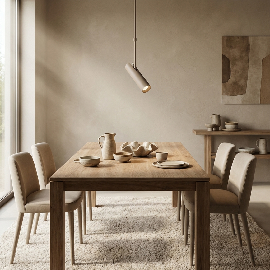 Brilagi - Suspension sur tige SELE 1xGU10/30W/230V beige