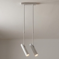 Brilagi - Suspension sur tige SELE 2xGU10/30W/230V blanche