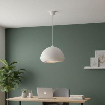 Brilagi - Suspension WABI SABI sur câble 1xE27/40W/230V Ø 42 cm blanche