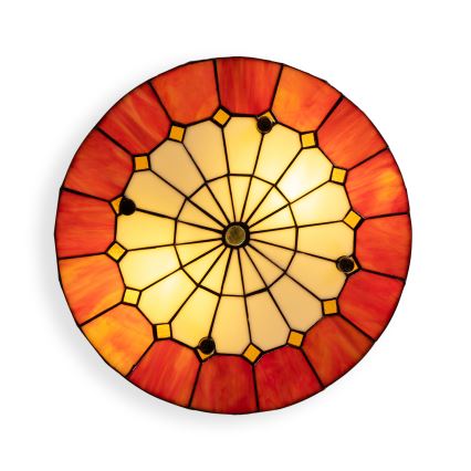 BRILAGI - Tiffany plafonnier en vitrail SIENNA 2xE27/60W/230V Ø 40 cm