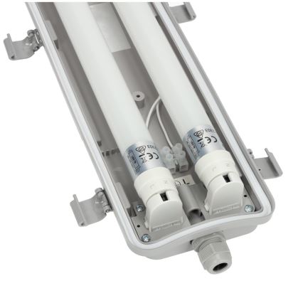 Brilagi - Tube fluorescent industriel LED OPTIMA T8 2xG13/18W/230V 4000K IP65 128 cm